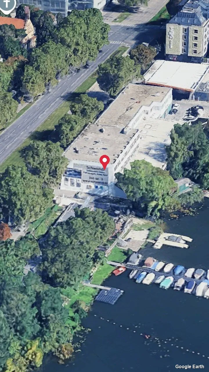 Здание церкви Christify на Wagramer Str. 14 (Google Earth)